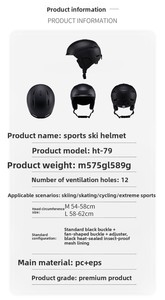 Nouveau Casque de Ski Homologué CE 2026 – Casque de Sécurité <span class=keywords><strong>Professionnel</strong></span> pour Snowboard et Ski, Chaud et Confortable pour Hommes et Femmes - Product Image 6