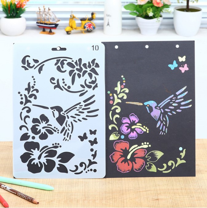 Трафареты для журнала, шаблоны, трафареты для рисования на холсте для журнала