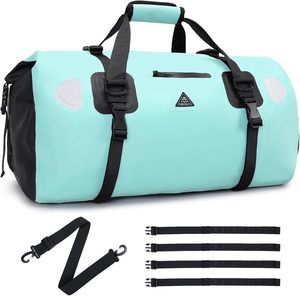 Muestra Gratuita, Bolsa de Viaje Impermeable de 45L, Resistente, con Cierre Enrollable, Bolsa de Motocicleta, Bolsa Trasera para Motociclismo, Personalizable OEM - Product Image 3