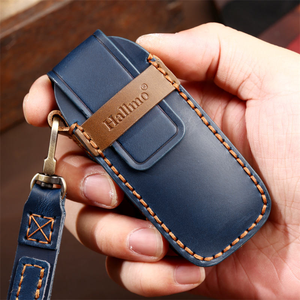 Funda de Cuero para Llave de Coche, Cubierta Completa para Peugeot 308 408 508 2008 3008 4008 5008 <span class=keywords><strong>Citroen</strong></span> <span class=keywords><strong>C4</strong></span> C4L C6 <span class=keywords><strong>C3</strong></span>-XR, Accesorios - Product Image 2