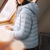 Doudoune pour femme Maden, doudoune légère à capuche pour femme, 90% duvet de canard blanc, manteau matelassé, collection automne 2026