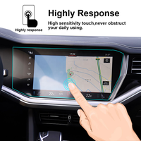 Film de protection d'écran en verre trempé pour tableau de bord numérique et écran de navigation GPS Volkswagen Touareg 2019 2020