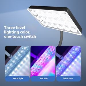 Lumière d'aquarium LED améliorée par PAR à pince améliorée | Lentille à spectre complet et boost RVB pour plantes aquatiques dans la décoration de réservoirs nano - Product Image 2