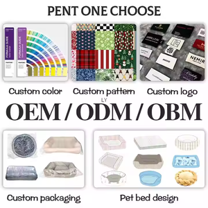 Venta al por mayor a prueba de masticar lavable pequeño cachorro cama para perros grandes gatos con logotipo personalizado cama de lujo para perros - Product Image 4