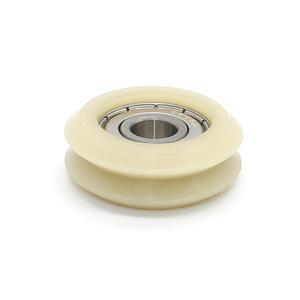 Ruedas de Accesorios para Puertas Corredizas con Rodamientos Tipo V Recubiertos de Goma, Rieles Ranurados, Venta Directa de Fábrica - 8*31*11.2mm - Product Image 4