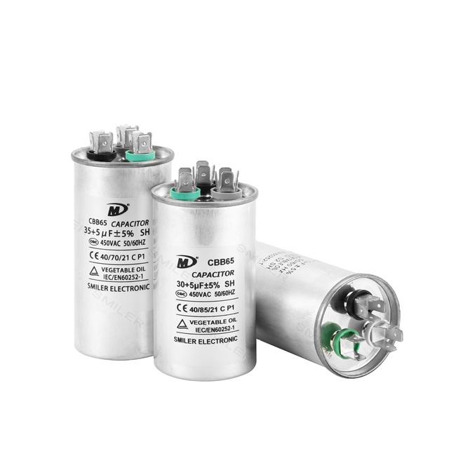 Cbb65 Capacitor for Air Conditioner Parts High Voltage Power Capacitor SH AC Fan Capacitor