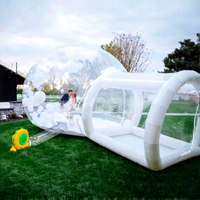 Joy2fun 10 pieds Maison de jeu gonflable transparente en PVC imperméable, ballons à bulles pour centres commerciaux publics, promotion à durée limitée