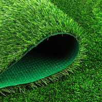20mm Künstlicher Plastik-Grasteppich für Hochzeitsböden Innen- und Gartendekoration Synthetischer Rasen mit 10mm Florhöhe