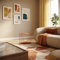 Petite table basse en fer forgé, table d'appoint moderne pour salon, mini table d'appoint, meubles de maison, rangement portable