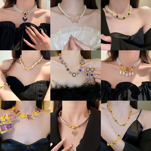 Cổ điển vòng cổ, Tòa Án phong cách, thích hợp tính khí, xương đòn chuỗi, thời trang và cao cấp phụ kiện bán buôn cho phụ nữ - Product Image 2