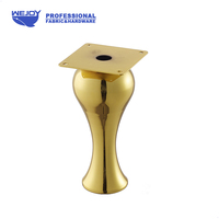 Accesorios para Muebles Wejoy, Patas de Muebles Modernas de Metal Dorado, Patas de Sofá Doradas