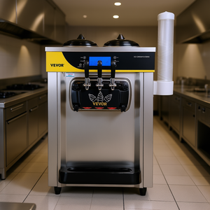 Máquina de Helados Comercial Vevor de 20L, Máquina de Helado Suave de 2200W con Enchufe Europeo, Modelo de Mostrador D0100HAX99G - Product Image 2