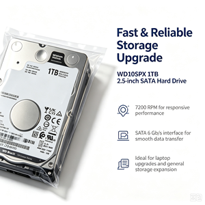 Disque dur interne pour ordinateur portable WD Black <span class=keywords><strong>WD10SPSX</strong></span> 1 To 7200 tr/min SATA 6 Gb/s 9,5 mm 2,5 pouces, original scellé - Product Image 6