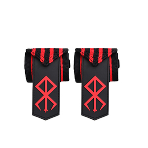 Custom logo Wrist Wraps Gym Fitness Breathable Support Straps Workout Weight Lifting Wrist Wraps with Thumb Loop Wrist <b>Brace</b> - Product Image 1