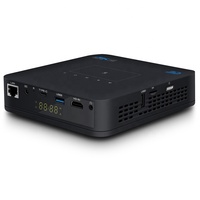 Mini projecteur DLP P15 720P WIFI Android 9 IOS Home Cinéma 4K Auto 3D Stéréo Batterie intégrée de 2,5 heures Portable 300 pouces 300
