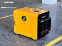 Générateur diesel personnalisé Gordon 5 kW 7 kW à châssis ouvert 1500 tr/min super silencieux 50 Hz 60 Hz 220 V 380 V monophasé et triphasé Vente directe usine