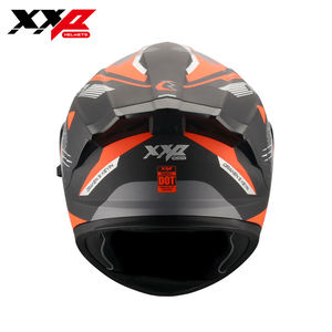 Casque de moto intégral ABS à libération rapide avec double visière XXP DRAKEN S, casque de motocross de course certifié DOT/ECE/CCC, garantie 6 mois - Product Image 5