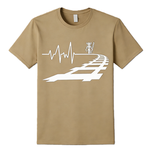 Camiseta con gráfico de latido de corazón de tren, regalo para amantes de las vías férreas y locomotoras, camiseta de algodón de manga corta oversize, estilo streetwear, top informal - Product Image 6