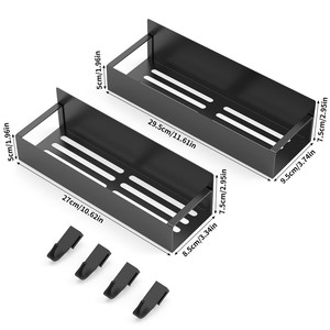 <span class=keywords><strong>Étagère</strong></span> de rangement de cuisine à forte force magnétique, support magnétique noir et blanc pour <span class=keywords><strong>réfrigérateur</strong></span>, organisateur de rangement magnétique, <span class=keywords><strong>étagère</strong></span>s à épices mobiles pour <span class=keywords><strong>réfrigérateur</strong></span> - Product Image 2