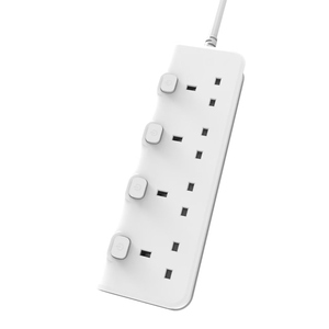 Certifié UKCA 4 prises British UK Type prise de câble d'extension OEM personnalisé <span class=keywords><strong>prix</strong></span> usine multiprise avec fil VED 3G1.25mm2 - Product Image 4