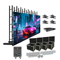 Système de panneaux d'affichage vidéo 3D P2 P2.5 P3.91, module publicitaire extérieur pour fenêtre, écran vidéo mural intérieur P4, écran LED P3.91