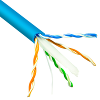 OWIRE Cat 6 U/UTP Lan Cable Separador Cruzado Estructura Ethernet Cable 250MHz para Instituciones Financieras Cableado Interior