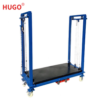 Plateforme de levage verticale automatique pliable en acier de 4 m 500 kg, alimentée par batterie, 130x75 cm