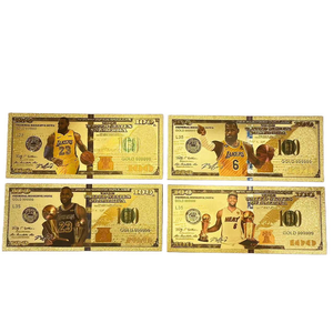 5 Modelos de Billetes de <span class=keywords><strong>LeBron</strong></span> James de Nice America, Bañados en Oro de 24k, para Regalos - Product Image 1