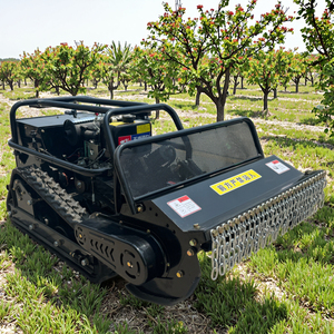 Thông Minh Orchard Màu Xanh Lá Cây Crawler Máy Cắt Với Điều Khiển Từ Xa New Haying Máy Cỏ Máy Nghiền Rơm Trở Lại Core Thành Phần Động Cơ - Product Image 1