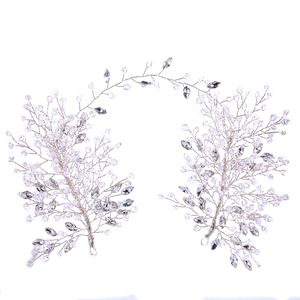 Diadema de Cristal Estilo Europeo Americano NianCan, Diadema de Alambre de Cobre con Pedrería, Diadema Boho <span class=keywords><strong>para</strong></span> Novia, Dama de Honor, Boda - Product Image 5