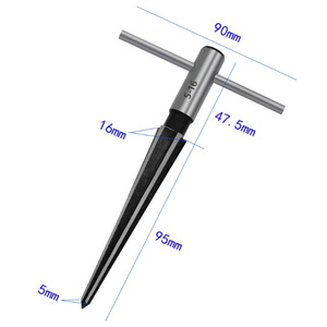 Xử lý khoan công cụ <span class=keywords><strong>t</strong></span> Hình dạng cầm tay thon tròn doa khoan lổ kim loại tay deburring phóng to pin lỗ khoan lổ cầm tay - Product Image 4
