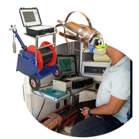 Caméra vidéo pour puits profonds avec compteur de câble, caméra de forage panoramique et inclinable, système de caméra de fond de trou avec treuil automatique