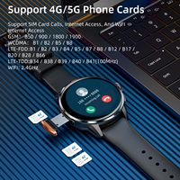 Nuevo Reloj Inteligente Android HD con Pantalla Redonda 4G, Memoria de 3+32 GB, Cámara, WiFi, GPS, NFC, AMOLED, Videollamadas, con Tarjeta SIM, Aplicación 3
