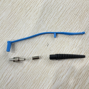 Chế Độ Đơn Nữ <span class=keywords><strong>PCB</strong></span> Gắn Kết Kim Loại Ferrule Sợi Quang SMA 905 Kết Nối - Product Image 5