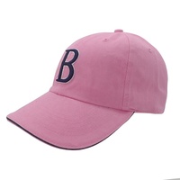 Gorra de Béisbol con Letra B Bordada, Gorra Deportiva de 6 Paneles de Sarga de Algodón con Correa Ajustable, Logotipo Personalizado, Venta al Por Mayor, Promocional