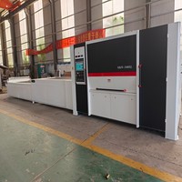 Machine de pressage sous vide à membrane pour lamination de portes avec système à broches