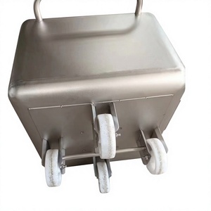 Contenedor <span class=keywords><strong>de</strong></span> <span class=keywords><strong>Carne</strong></span> <span class=keywords><strong>de</strong></span> Acero Inoxidable <span class=keywords><strong>de</strong></span> 200L con Carro Industrial Multifuncional <span class=keywords><strong>para</strong></span> Transporte <span class=keywords><strong>de</strong></span> Alimentos y Equipos <span class=keywords><strong>de</strong></span> Sacrificio - Product Image 2