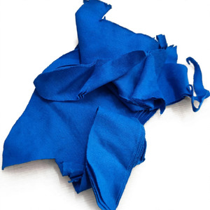 Tejido de trapos usados azul real brillante de gran venta, residuos textiles de algodón azul real brillante de Bangladesh - Product Image 3