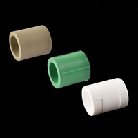 Pabrik Zhejiang Memproduksi Fitting Pipa Plastik PPR Berkualitas Tinggi Dengan Harga Kompetitif, Kopling Soket untuk Sistem Perpipaan