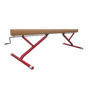 Little Gym Ultra-Flex Competition <b>Beam</b> 12' adjustable Gymnastics Equipment Red Frame - Product Image 1