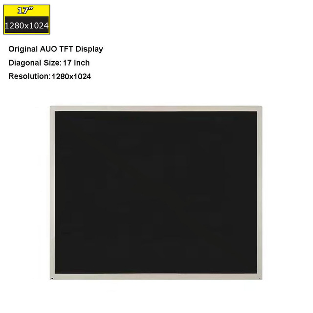 AUO 17" TFT LCD Panel M170ETN01.1 with LVDS 30pins 1280x1024 Resolution 17 Inch LCD Panel Display