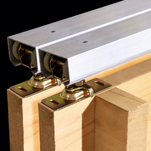 WEKIS, los más vendidos: Kits de marco de puerta corredera de acero y aleación de aluminio modernos, herrajes para puertas correderas interiores tipo granero, puertas de cocina. - Product Image 4