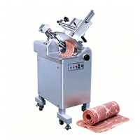 Machine à découper la viande automatique professionnelle sur pied en acier inoxydable pour viande congelée, épaisseur réglable