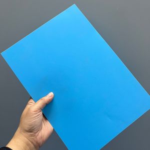 แผ่นพลาสติกสีพีวีซี A4 หนา 0.3-0.5 มม. สีทึบแสง แดง เหลือง ดำ ขาว เทา สำหรับงาน DIY และการแปรรูป - Product Image 4