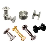 Stainless Steel Chicago Screws, Slotted Book Binding