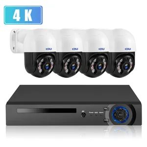 KERUI 8MP kamera 4K NVR sistemi açık ağ PTZ kamera gözetim sistemi Video oynatma güvenlik kamerası sistemi güvenlik Full HD