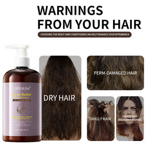 Après-shampoing au beurre de cacao Greenlem, toucher doux et lisse, nourrit en profondeur les cheveux - Product Image 5