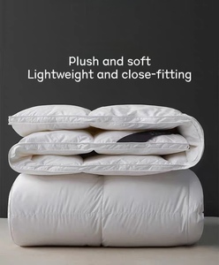 Couette matelassée en duvet d'oie 95% coton jacquard, 140 fils, douce, respirante, toutes saisons, très vendue - Product Image 4