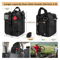 Kit de survie médicale d'urgence personnalisé, kit de premiers secours de survie de 72 heures pour l'extérieur