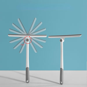 FF5443 360 °   <span class=keywords><strong>Raclette</strong></span> de <span class=keywords><strong>douche</strong></span> à lame en caoutchouc rotative, <span class=keywords><strong>raclette</strong></span> pour portes en verre, murs en carrelage, nettoyage, <span class=keywords><strong>raclette</strong></span> manuelle pour fenêtres de salle de bain - Product Image 5